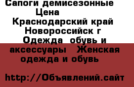 Сапоги демисезонные  › Цена ­ 2 500 - Краснодарский край, Новороссийск г. Одежда, обувь и аксессуары » Женская одежда и обувь   